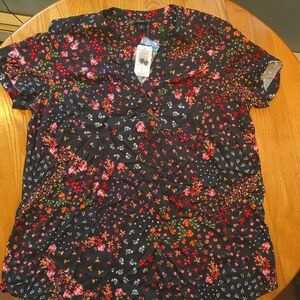 Torrid Harper Black Floral Tunic